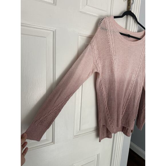 NWT Lot X 2 Lightweight Eyelet Sweaters Sz Med American Eagle Banana Republic - Picture 7 of 14